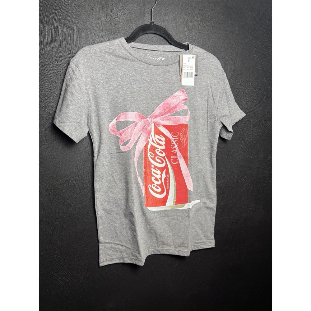 Coca Cola Pink Ribbon Shirt Women's Size Small New GraysonThreads Soda